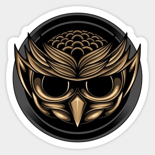 Owl Head Sticker